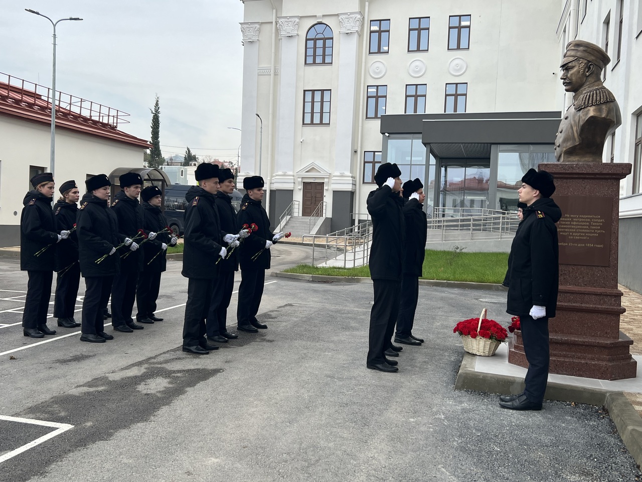 Севастопольские кадеты СК России приняли участие в памятных мероприятиях, посвященных годовщине победы русской эскадры в Синопском сражении