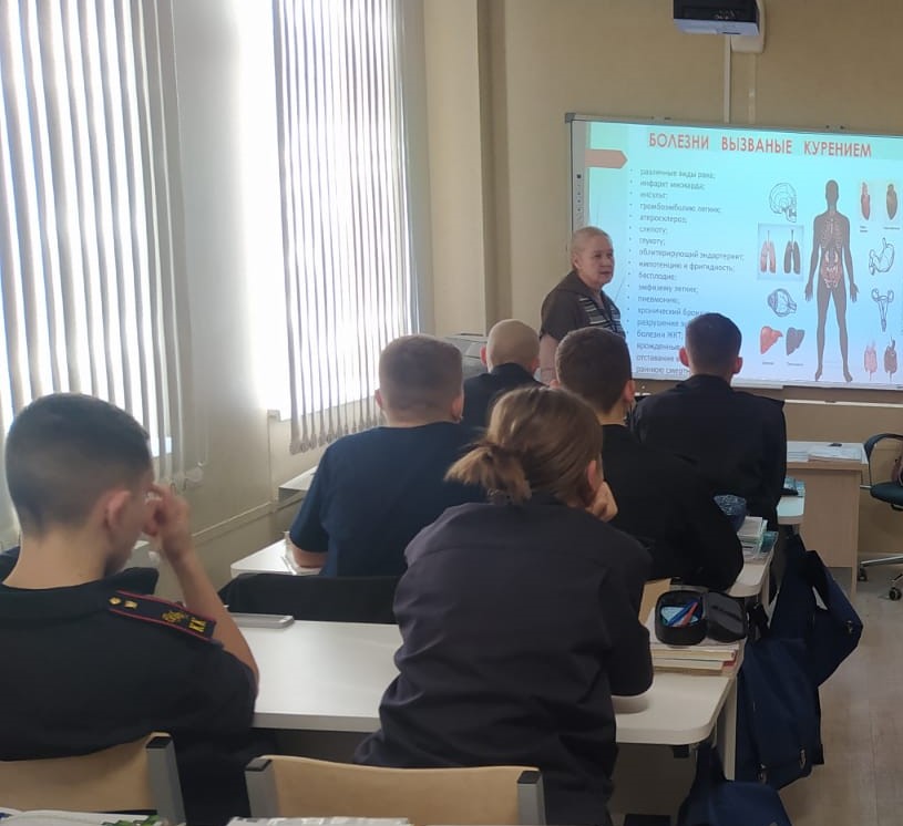 Севастопольские кадеты СК России приняли участие в профилактическом мероприятии о вреде курения