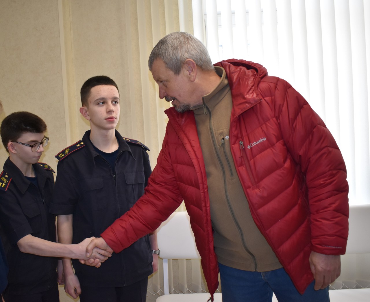 Герой России встретился с обучающимися Севастопольского кадетского корпуса СК России