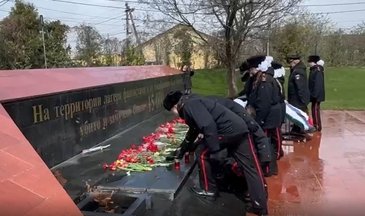 Севастопольские кадеты СК России посетили Мемориальный комплекс «Концлагерь «Красный»