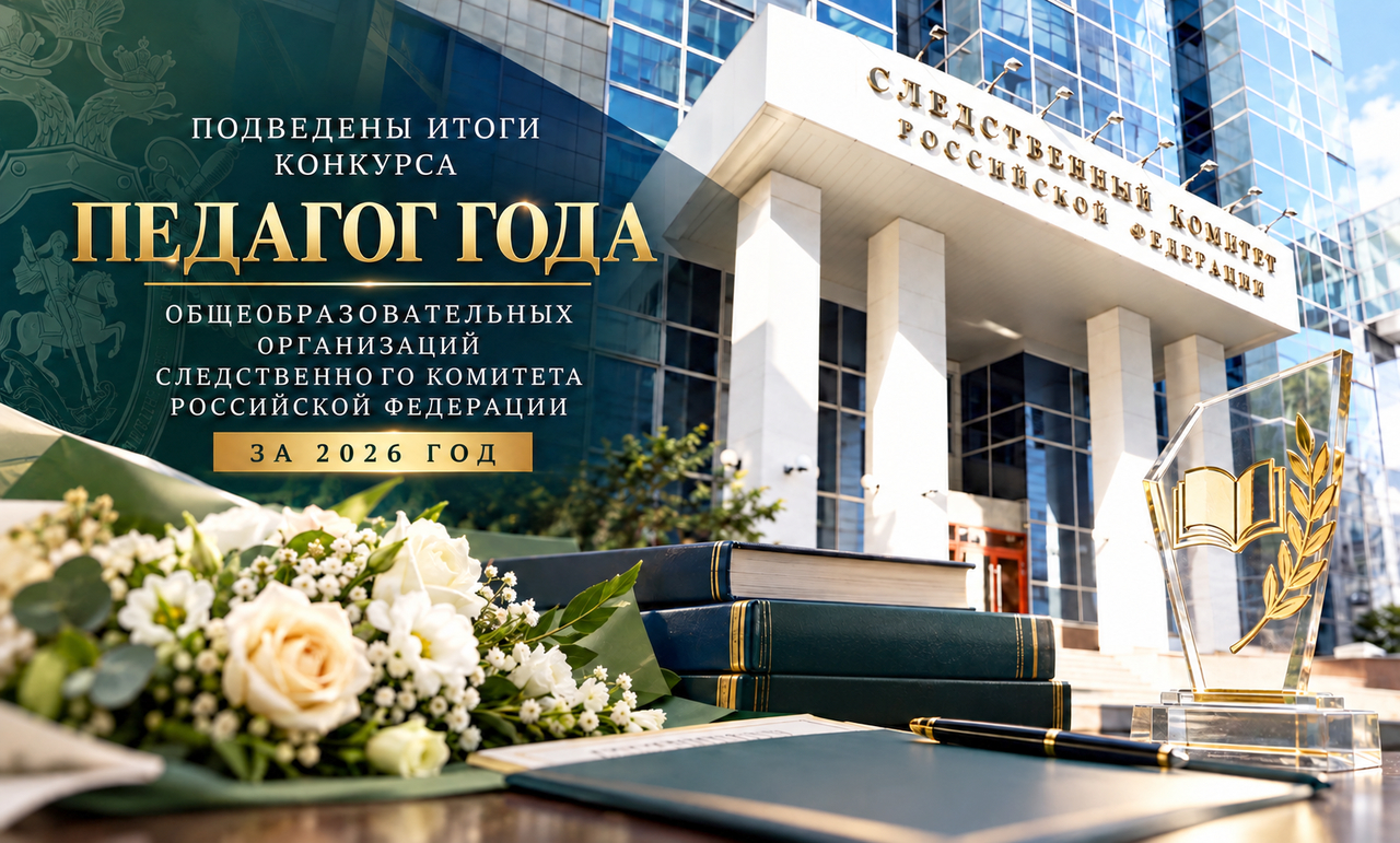 Подведены итоги конкурса «Педагог года общеобразовательных организаций Следственного комитета Российской Федерации» за 2026 год