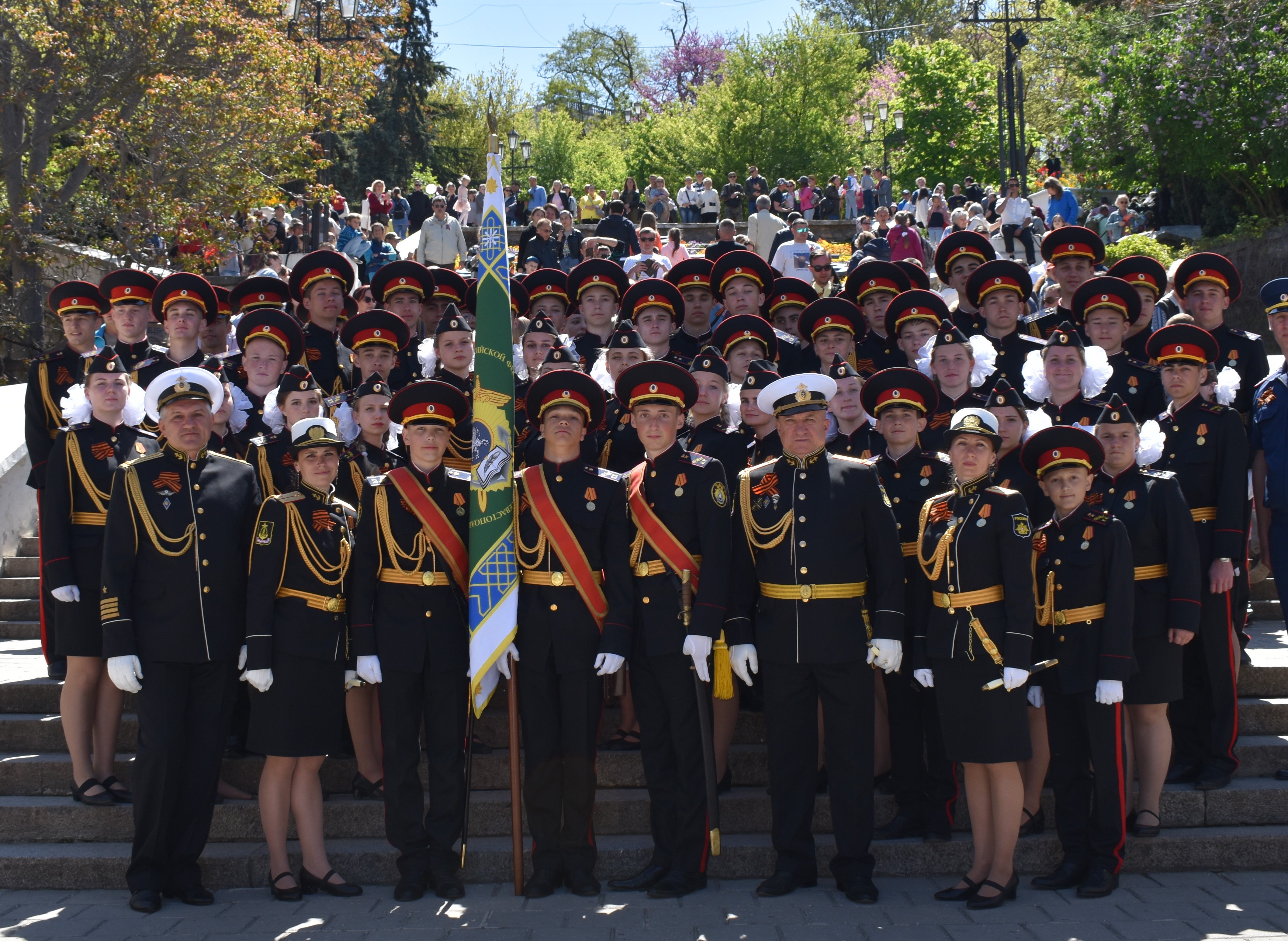 Севастопольский кадетский корпус принял участие в параде Победы и шествии Бессмертного полка