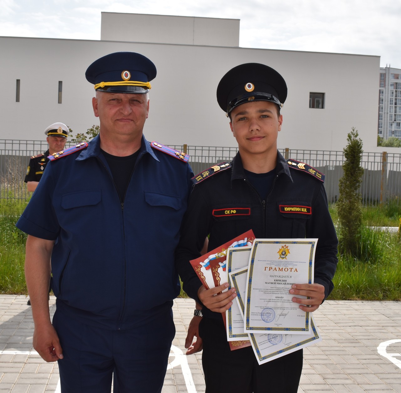 По окончании учебного года в Севастопольском кадетском корпусе состоялась церемония вручения грамот и дипломов